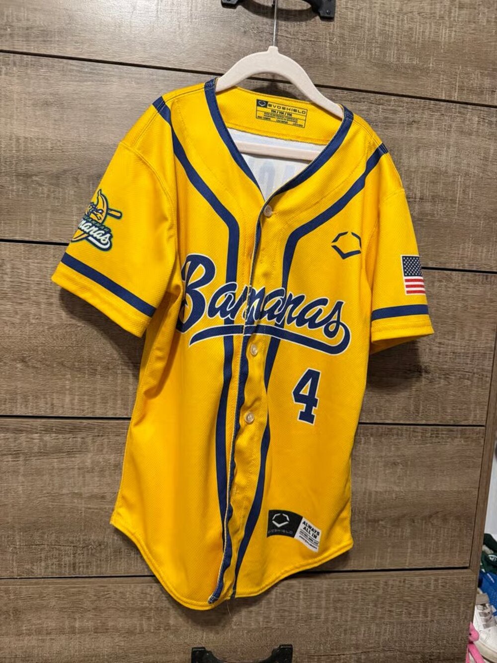 KJ Kyle Jackson Savannah Bananas Jersey Yellow Stitched